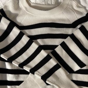 Striped pullover sweater